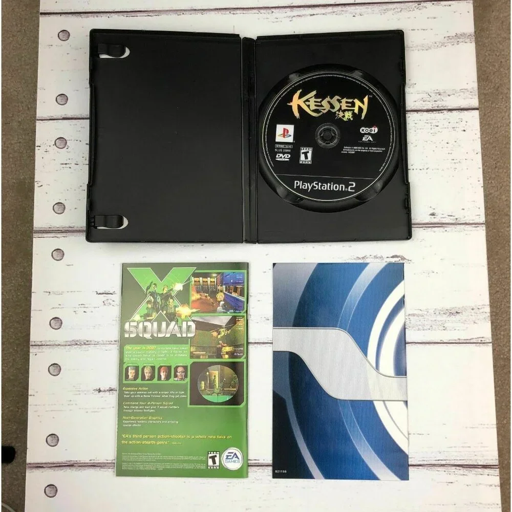 Kessen Sony PlayStation 2 PS2 Video Game Tested And Works